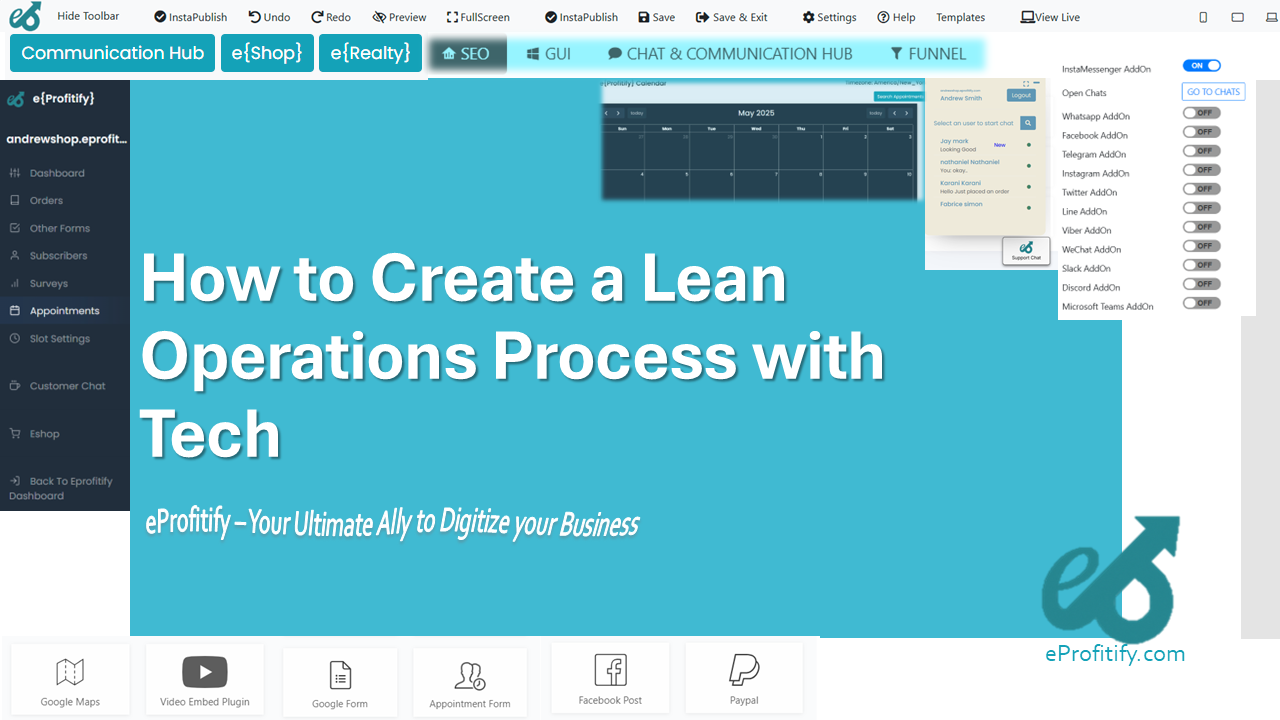 How to Create a Lean Operations Process with Tech